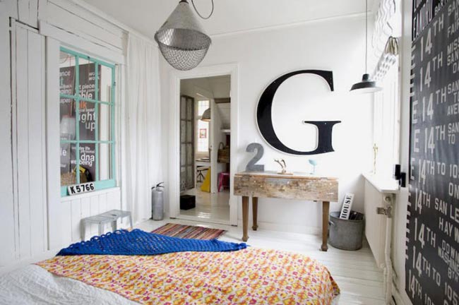 decoration de chambre vintage