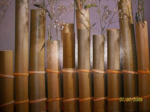 fabriquer deco en bambou