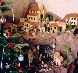fabriquer un decor de creche de noel