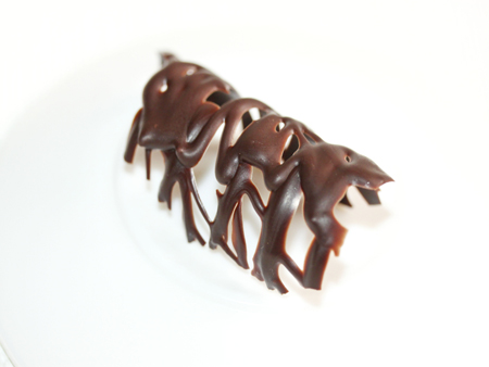faire decoration avec chocolat