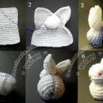 faire un doudou lapin en tricot