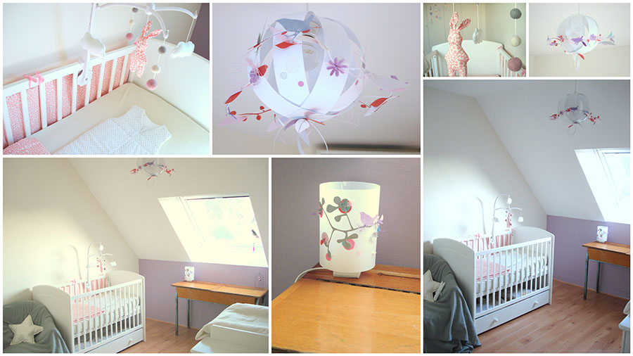 photo chambre bebe fille parme