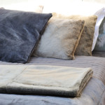 bout de lit fausse fourrure