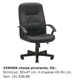 chaises de bureaux ikea