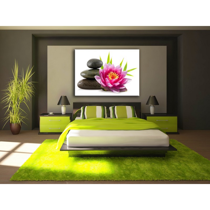chambre deco orchidee
