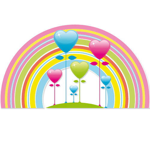 deco chambre bebe arc en ciel