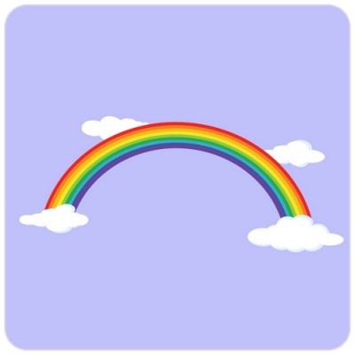 deco chambre bebe arc en ciel