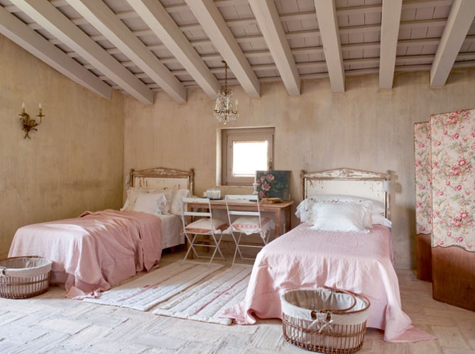 deco chambre campagne