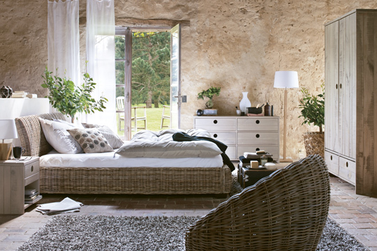 deco chambre campagne