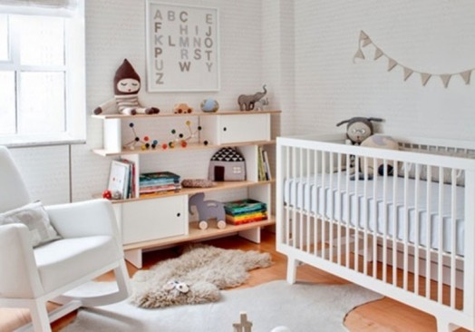 deco chambre fille murs blancs