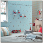 deco chambre fille papier peint