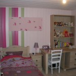 deco chambre fille papier peint