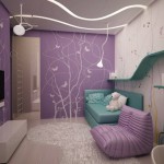 deco chambre fille papier peint