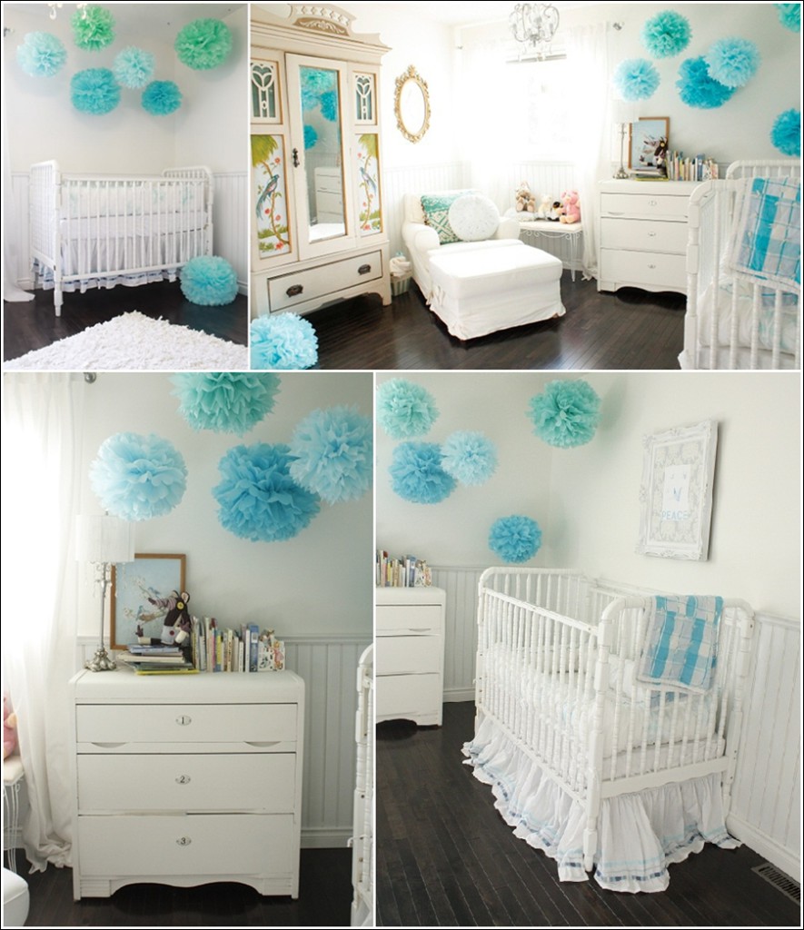 deco chambre fille turquoise