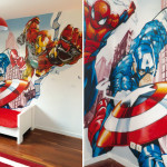 deco chambre garcon avengers