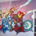 deco chambre garcon avengers