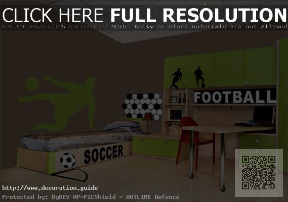 deco chambre garcon football