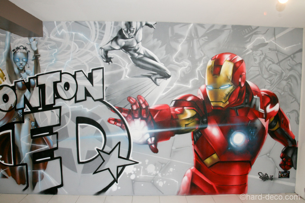 deco chambre iron man