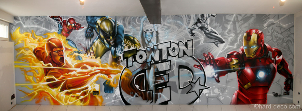 deco chambre iron man