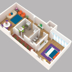 deco de chambre en 3d