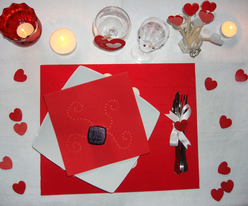 deco table st valentin a faire soi meme