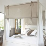 decoration chambre avec lit baldaquin