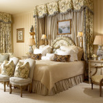 decoration chambre avec lit baldaquin