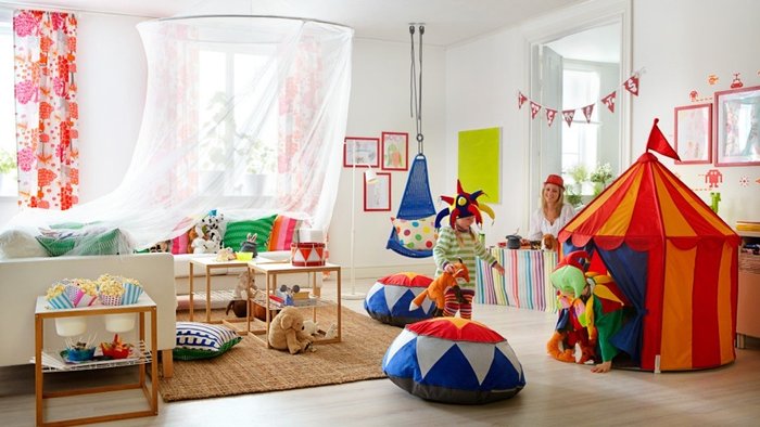 decoration chambre bebe cirque