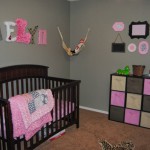 decoration chambre bebe gris rose