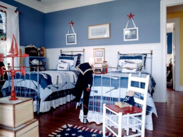 decoration chambre bebe marin