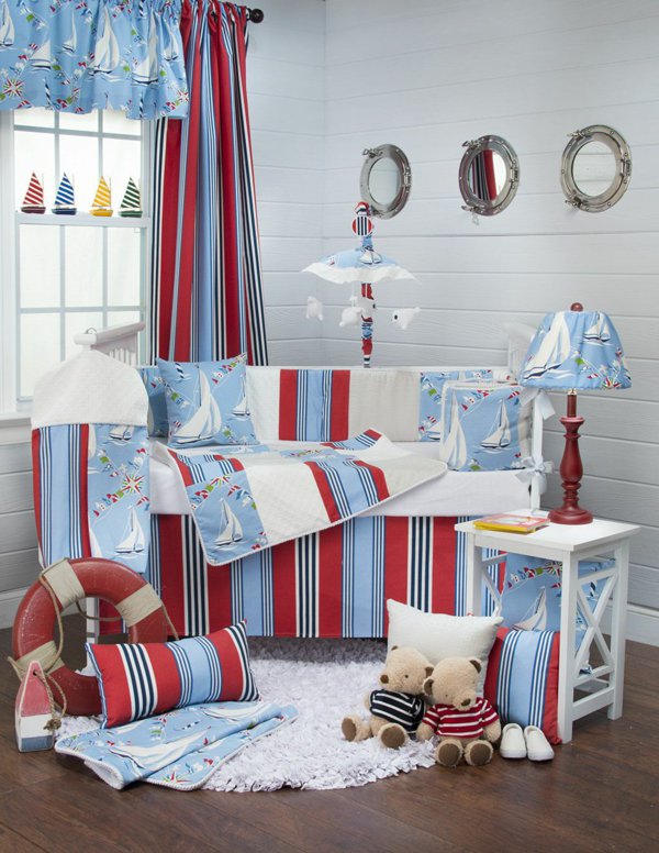 decoration chambre bebe marin