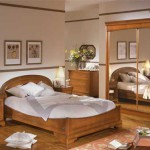 decoration chambre en merisier