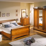 decoration chambre en merisier