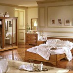 decoration chambre en merisier