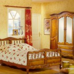 decoration chambre en merisier