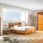 decoration chambre en merisier