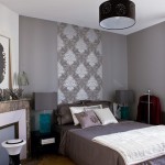 decoration chambre en papier peint