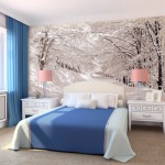 decoration chambre en papier peint