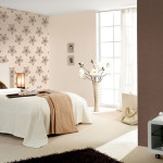 decoration chambre en papier peint