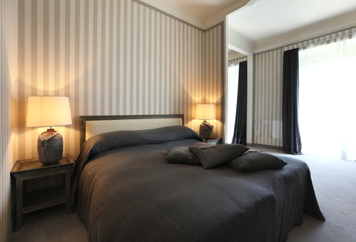 decoration chambre en papier peint