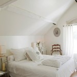 decoration chambre lit blanc