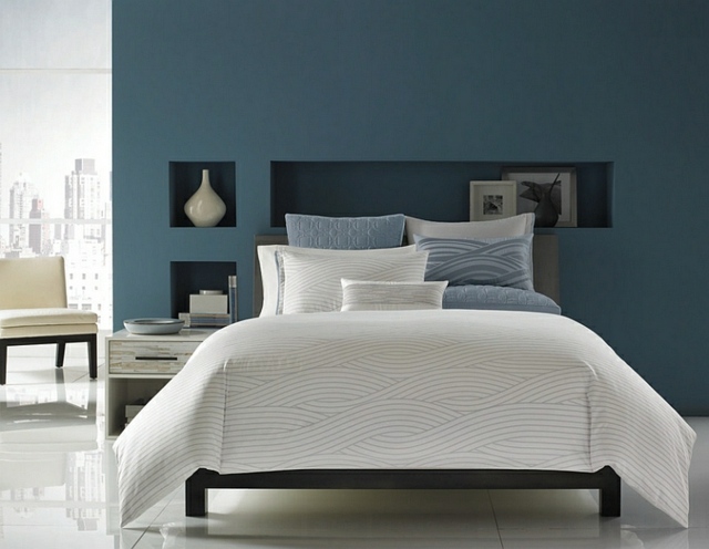 decoration chambre lit blanc