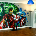 decoration chambre marvel