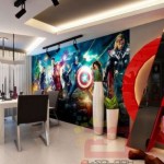 decoration chambre marvel