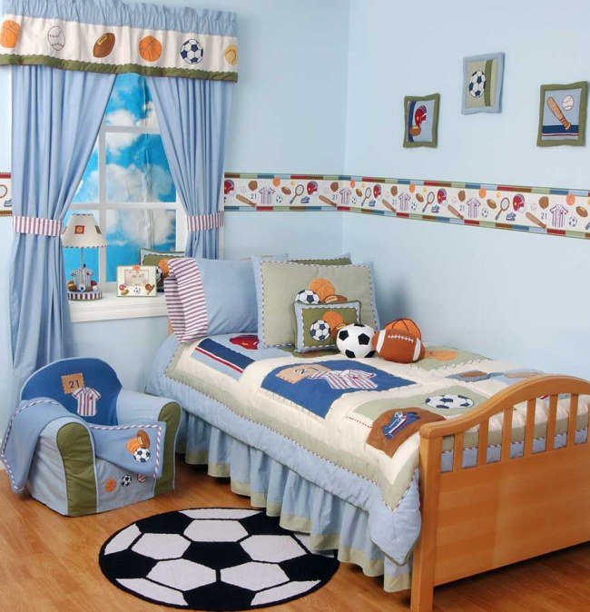 decoration chambre orange et vert