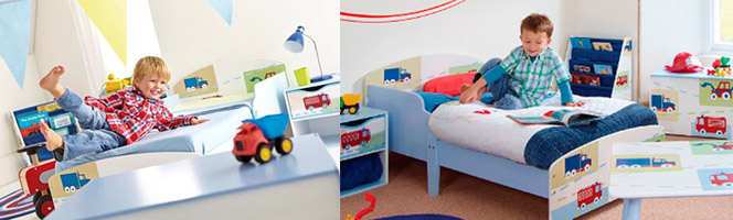 decoration chambre theme voiture