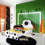 decoration de chambre football