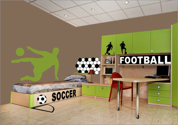 decoration de chambre football