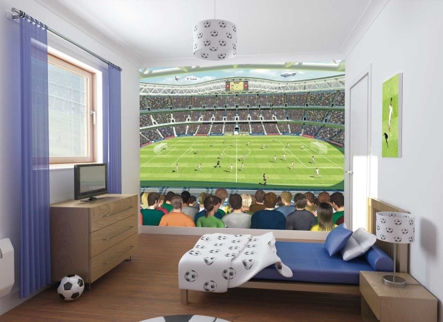 decoration de chambre football