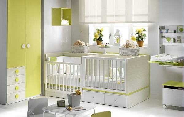 idee deco chambre bebe jumeaux